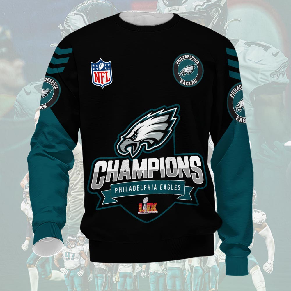 Philadelphia Eagles Super Bowl LIX Champions - Famjoys Philadelphia Eagles Super Bowl LIX Champions - Famjoys