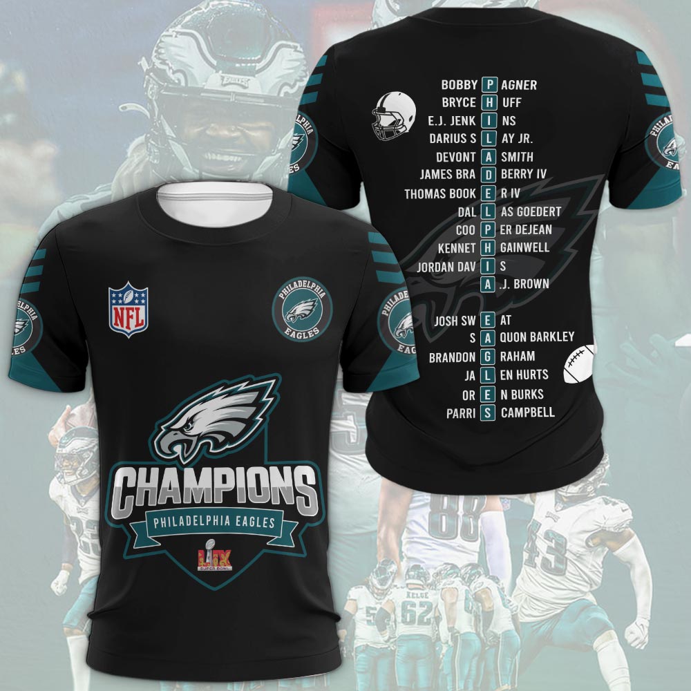Philadelphia Eagles Super Bowl LIX Champions - Famjoys Philadelphia Eagles Super Bowl LIX Champions - Famjoys