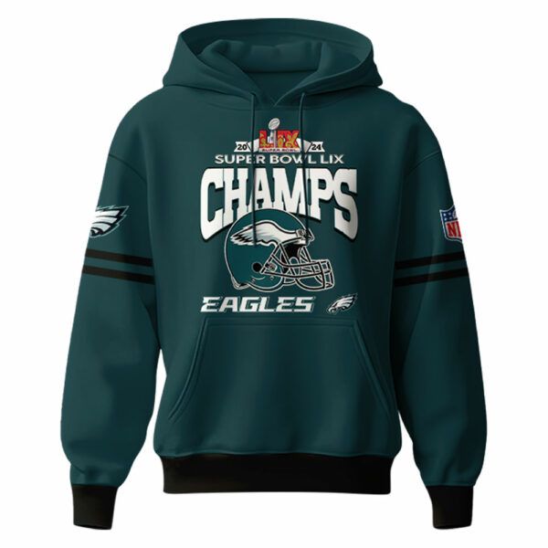 Philadelphia Eagles Super Bowl LIX Champions Hoodie 2025 - Famjoys Philadelphia Eagles Super Bowl LIX Champions Hoodie 2025 - Famjoys