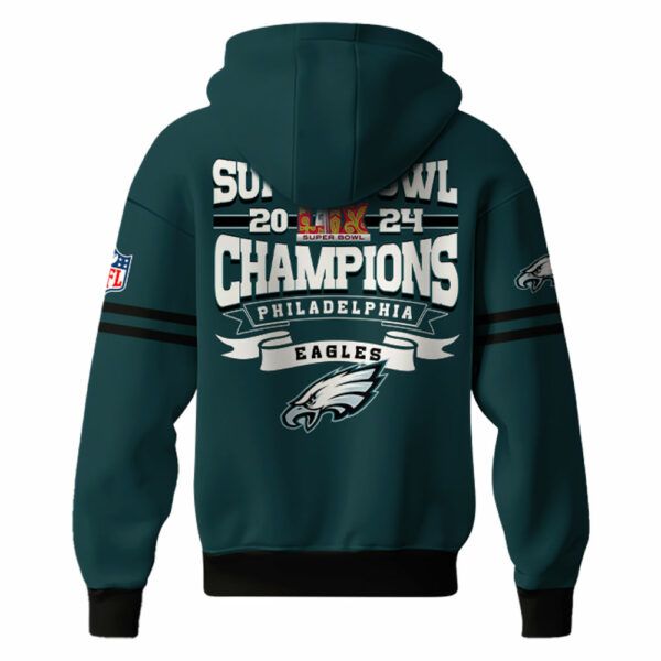 Philadelphia Eagles Super Bowl LIX Champions Hoodie 2025 - Famjoys Philadelphia Eagles Super Bowl LIX Champions Hoodie 2025 - Famjoys
