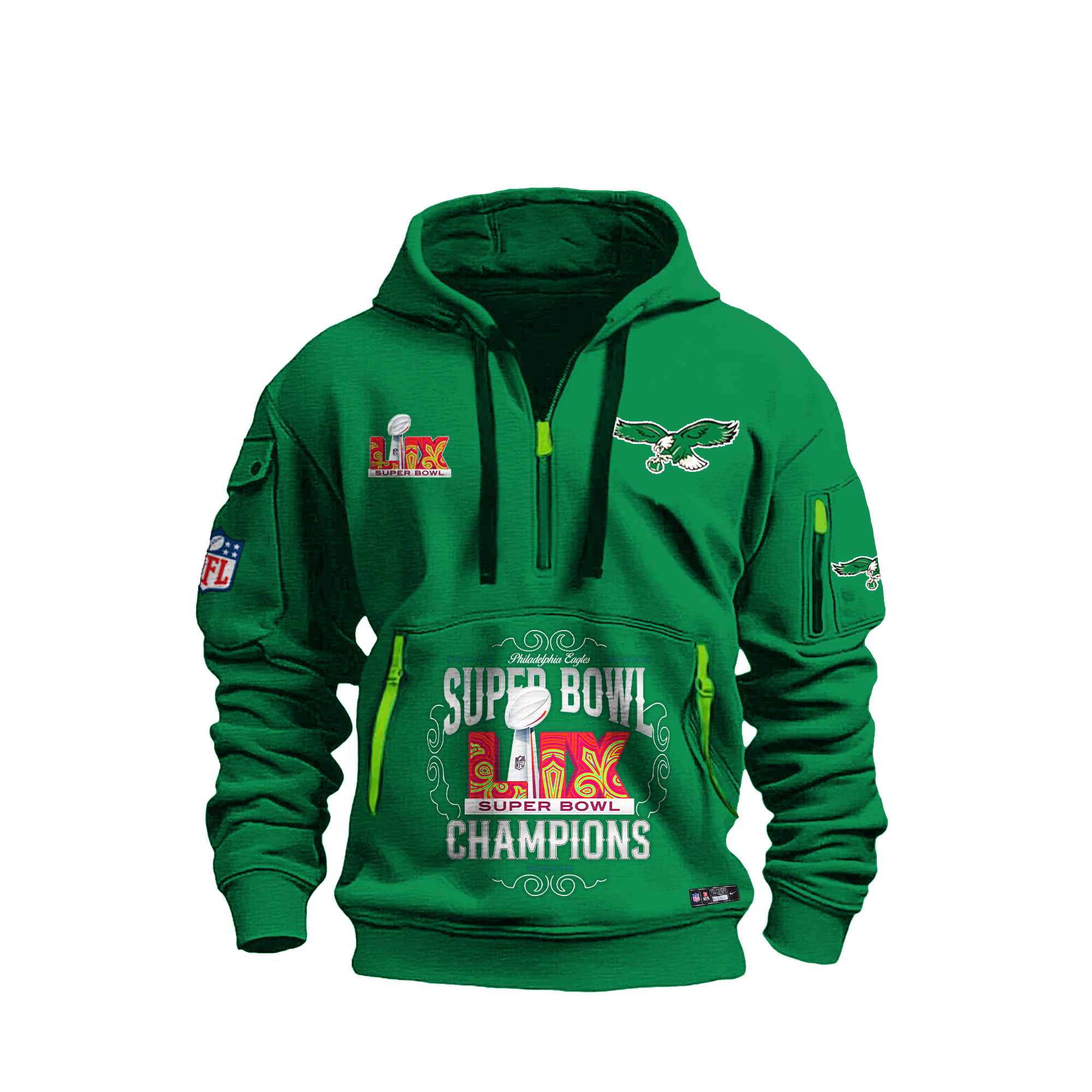 Philadelphia Eagles Super Bowl LIX Champions New Hoodie 2025 v2 - Famjoys Philadelphia Eagles Super Bowl LIX Champions New Hoodie 2025 v2 - Famjoys