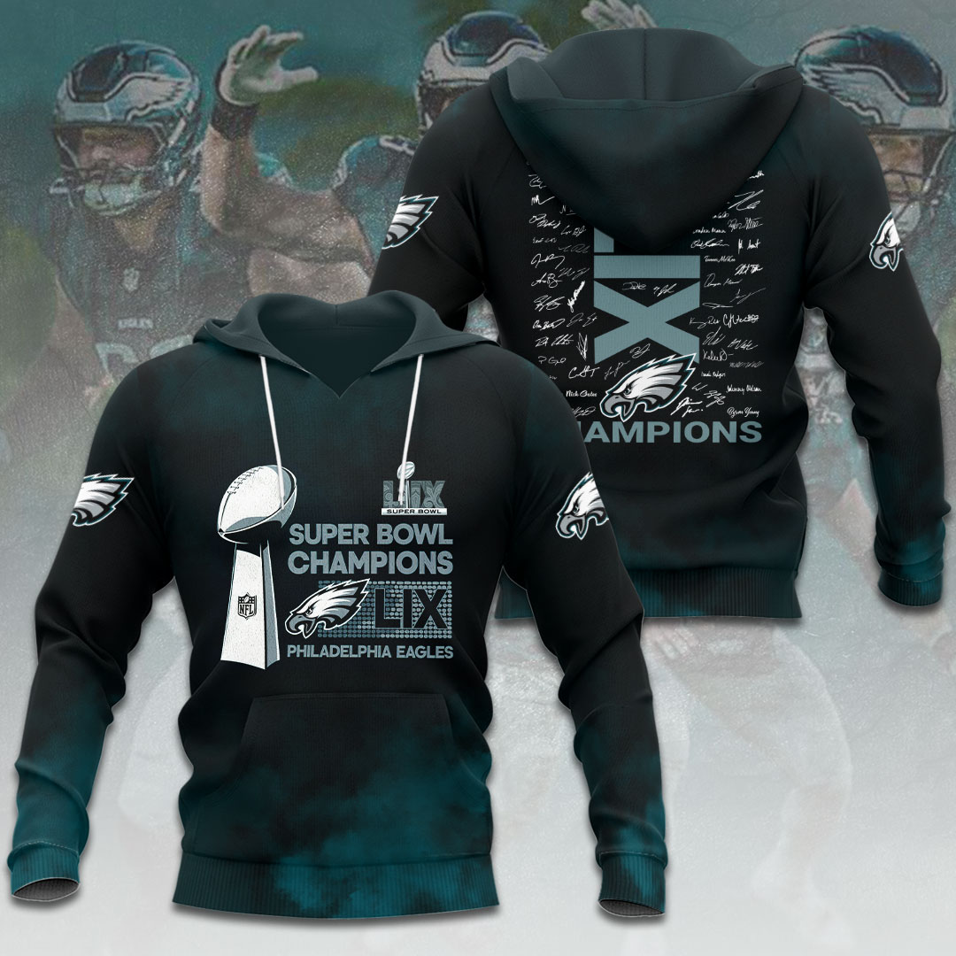 Philadelphia Eagles Super Bowl LIX Champions Shirt - Famjoys Philadelphia Eagles Super Bowl LIX Champions Shirt - Famjoys