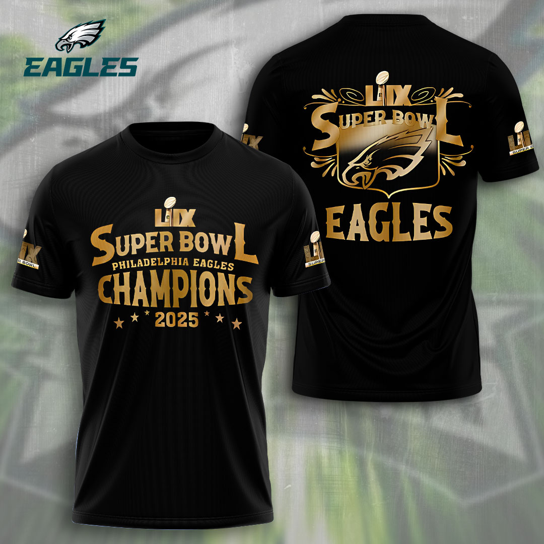 Philadelphia Eagles Super Bowl LIX Champions Shirt - Famjoys Philadelphia Eagles Super Bowl LIX Champions Shirt - Famjoys