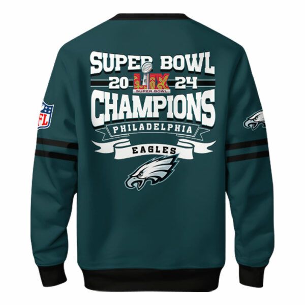 Philadelphia Eagles Super Bowl LIX Champions Sweatshirt - Famjoys Philadelphia Eagles Super Bowl LIX Champions Sweatshirt - Famjoys