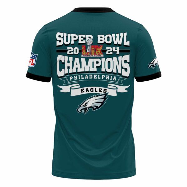 Philadelphia Eagles Super Bowl LIX Champions Tshirt 2025 - Famjoys Philadelphia Eagles Super Bowl LIX Champions Tshirt 2025 - Famjoys