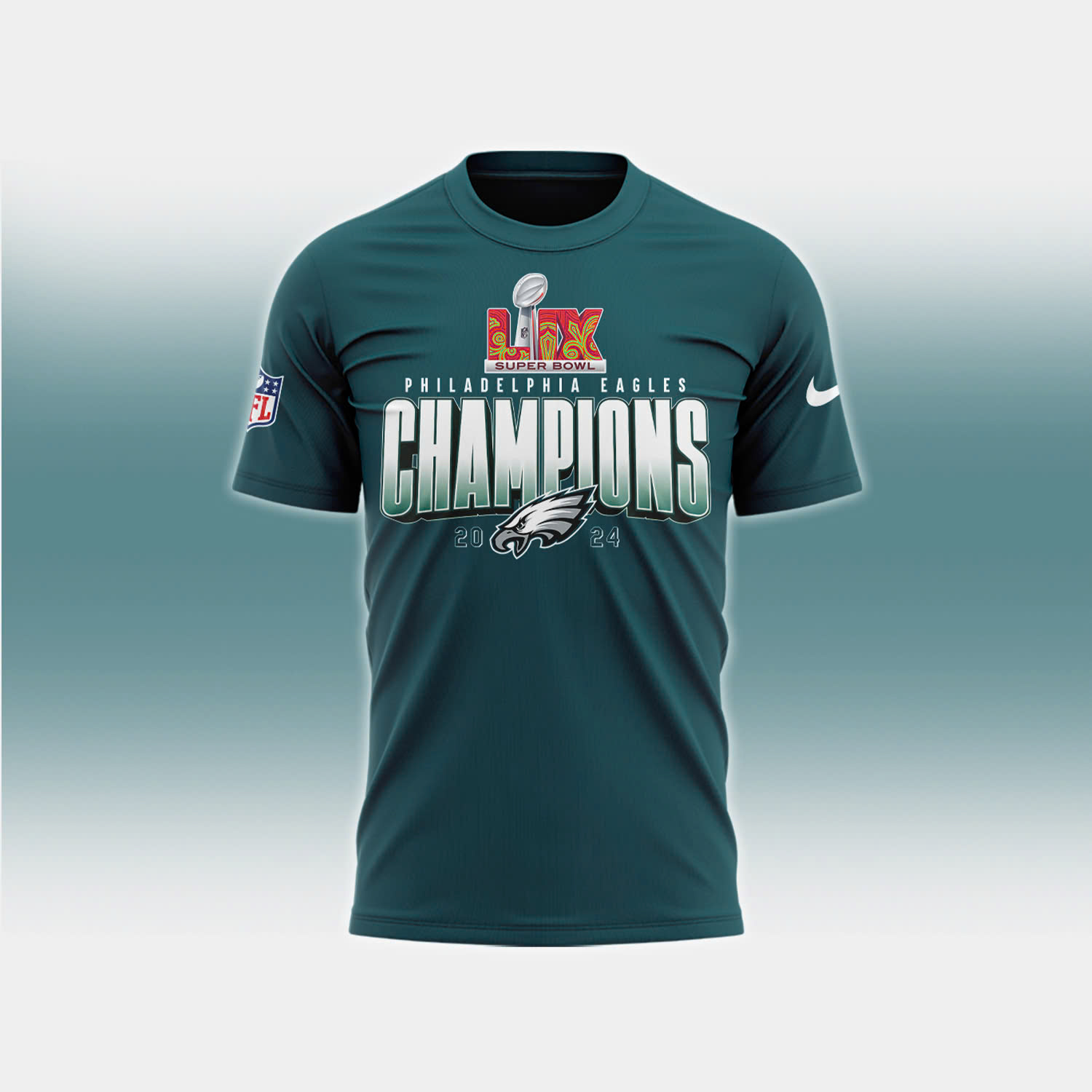 Philadelphia Eagles Super Bowl LIX Champions TShirt - Famjoys Philadelphia Eagles Super Bowl LIX Champions TShirt - Famjoys