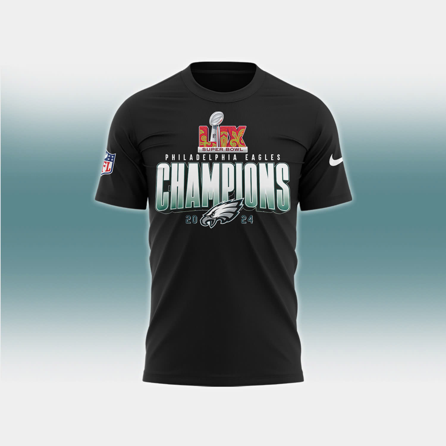 Philadelphia Eagles Super Bowl LIX Champions TShirt - Famjoys Philadelphia Eagles Super Bowl LIX Champions TShirt - Famjoys