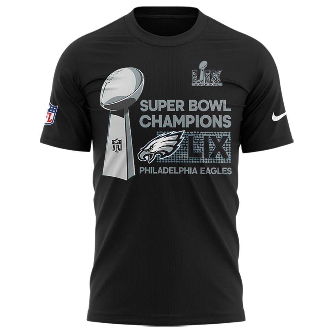 Philadelphia Eagles SUPER BOWL LIX Champions Tshirt - Famjoys Philadelphia Eagles SUPER BOWL LIX Champions Tshirt - Famjoys