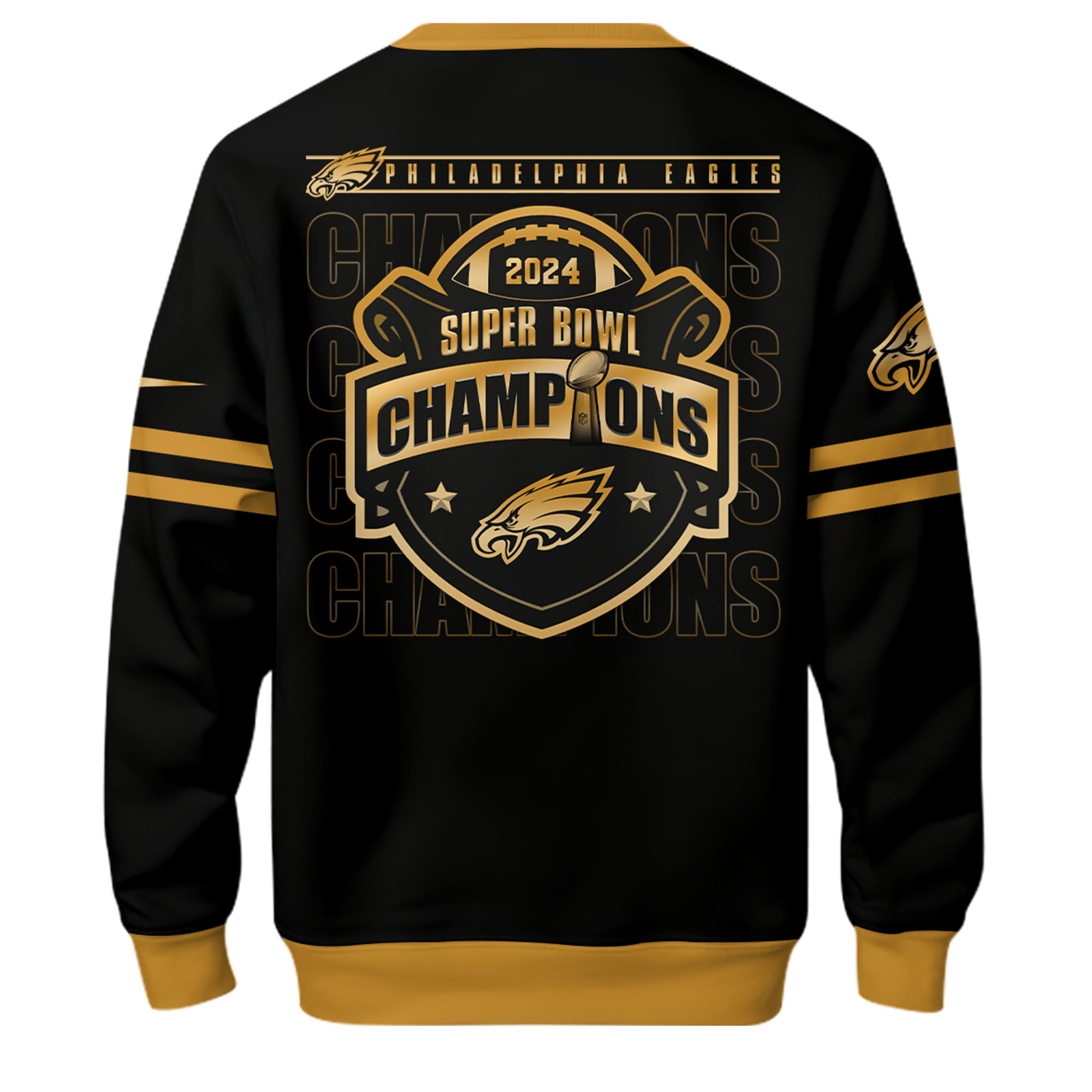 Philadelphia Eagles Super Bowl LIX Champions Unisex Sweatshirt V3 - Famjoys Philadelphia Eagles Super Bowl LIX Champions Unisex Sweatshirt V3 - Famjoys