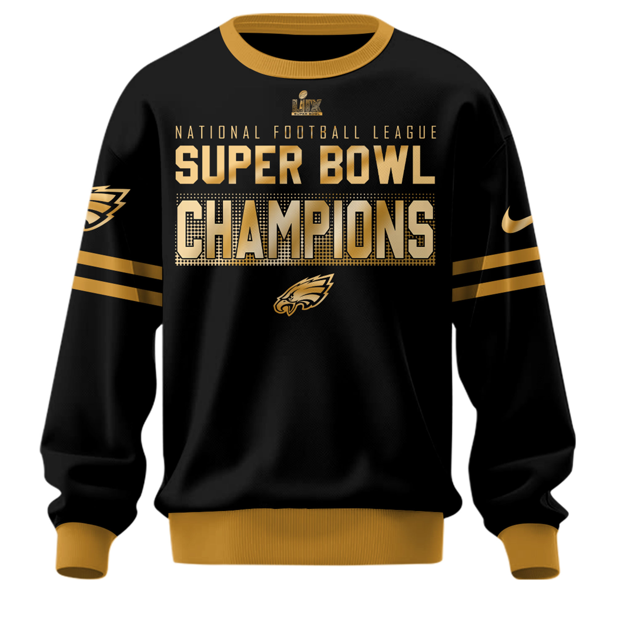 Philadelphia Eagles Super Bowl LIX Champions Unisex Sweatshirt V3 - Famjoys Philadelphia Eagles Super Bowl LIX Champions Unisex Sweatshirt V3 - Famjoys
