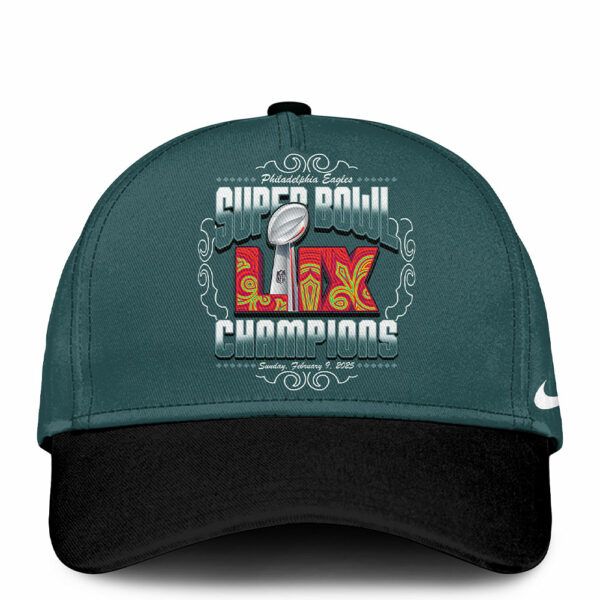Philadelphia Eagles Super Bowl LIX Champions Zip Hoodie 2025 - Famjoys Philadelphia Eagles Super Bowl LIX Champions Zip Hoodie 2025 - Famjoys