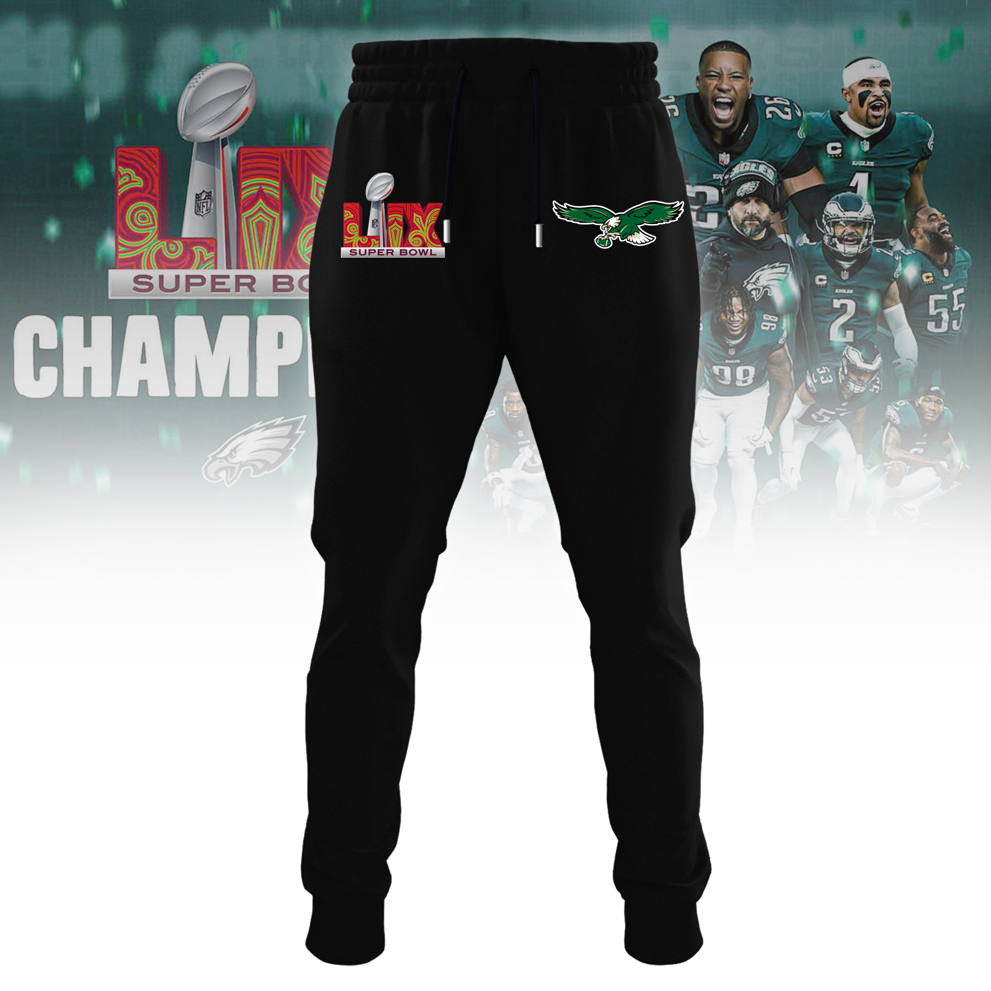 Philadelphia Eagles Super Bowl LIX Champions Zip Hoodie 2025 - Famjoys Philadelphia Eagles Super Bowl LIX Champions Zip Hoodie 2025 - Famjoys