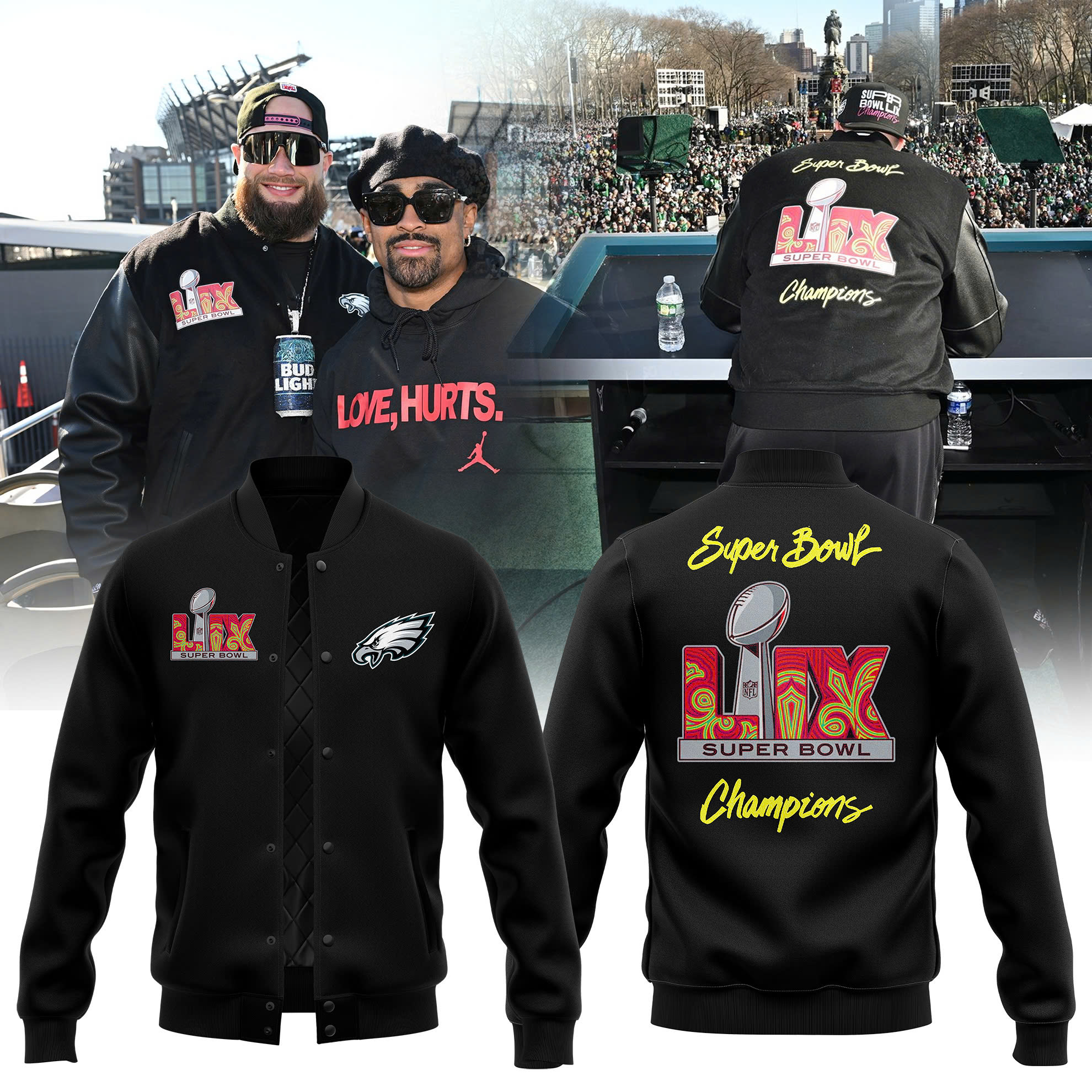 Philadelphia Eagles Super Bowl LIX Jacket
