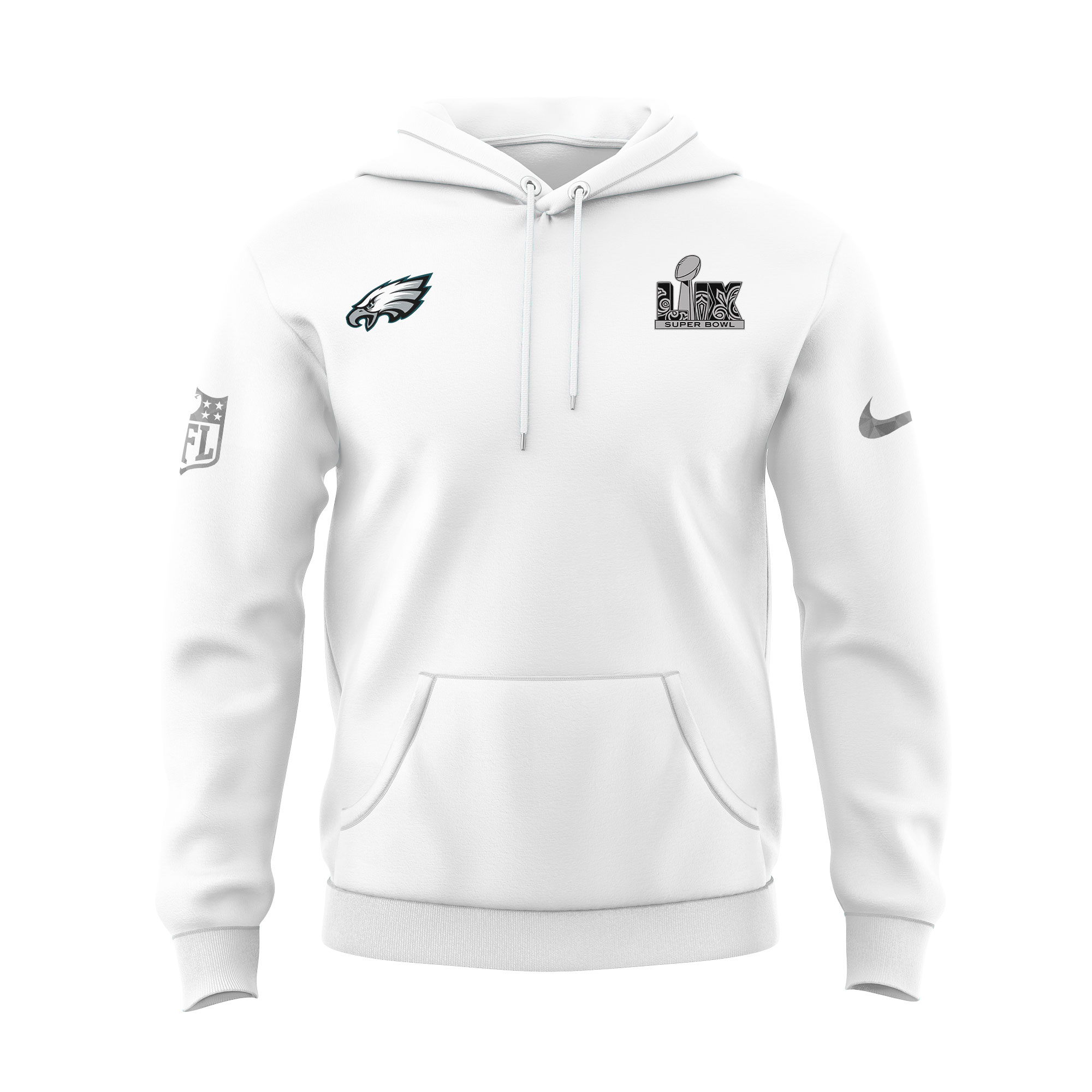 Philadelphia Eagles Super Bowl LIX Opening Night Hoodie - Famjoys Philadelphia Eagles Super Bowl LIX Opening Night Hoodie - Famjoys
