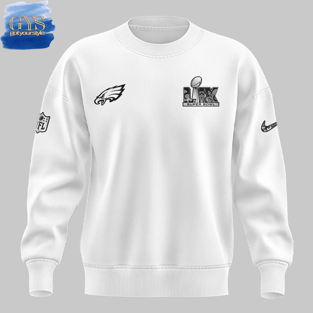 Philadelphia Eagles Super Bowl LIX Sweatshirt - Famjoys Philadelphia Eagles Super Bowl LIX Sweatshirt - Famjoys