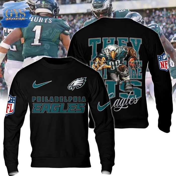 Philadelphia Eagles They Not Like Us All Type Shirt - Famjoys Philadelphia Eagles They Not Like Us All Type Shirt - Famjoys