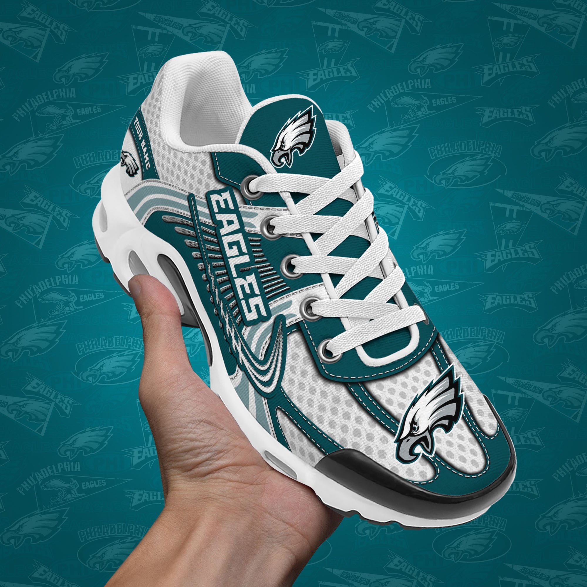 Philadelphia Eagles TN Shoes Custom Your Name, Sport Team Shoes, Shoes For Sport Lovers, Gifts For Fans ETRG-62469 - Famjoys Philadelphia Eagles TN Shoes Custom Your Name, Sport Team Shoes, Shoes For Sport Lovers, Gifts For Fans ETRG-62469 - Famjoys