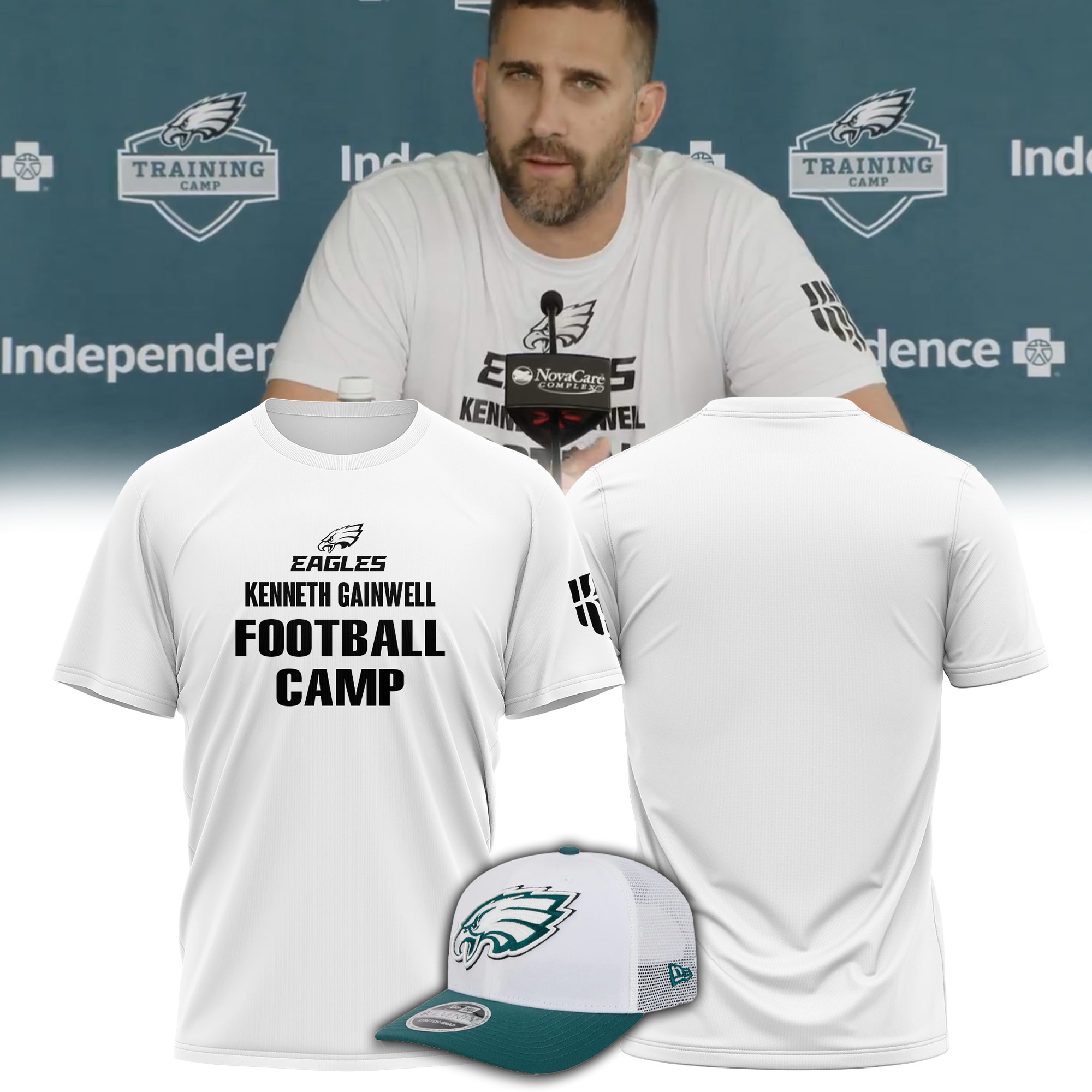philadelphia eagles Training Camp Hoodie - Famjoys philadelphia eagles Training Camp Hoodie - Famjoys
