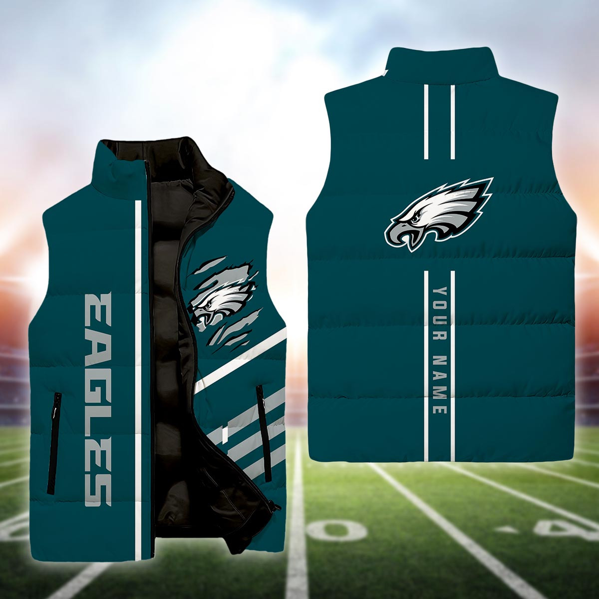 Philadelphia Eagles Vest - Famjoys Philadelphia Eagles Vest - Famjoys