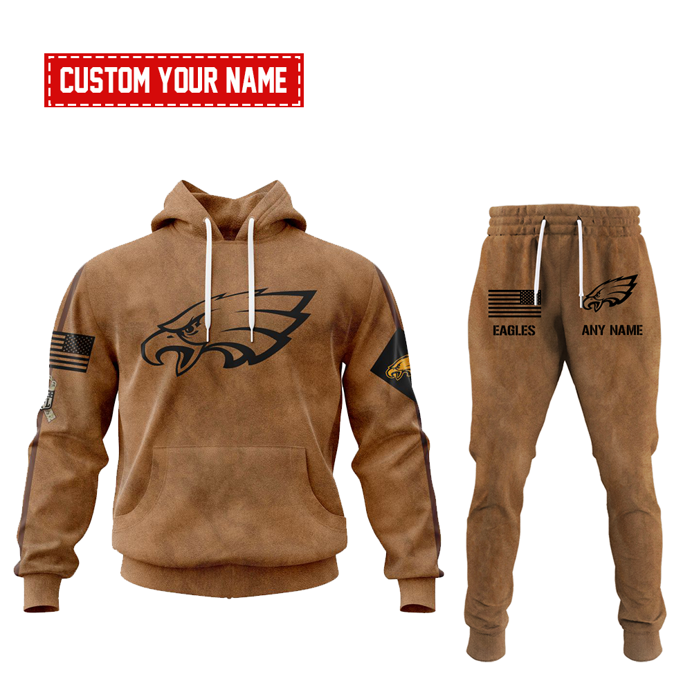 Philadelphia Eagles Veterans Day Printed Personalized Hoodie Set SP06112326ID02DS01 - Famjoys Philadelphia Eagles Veterans Day Printed Personalized Hoodie Set SP06112326ID02DS01 - Famjoys
