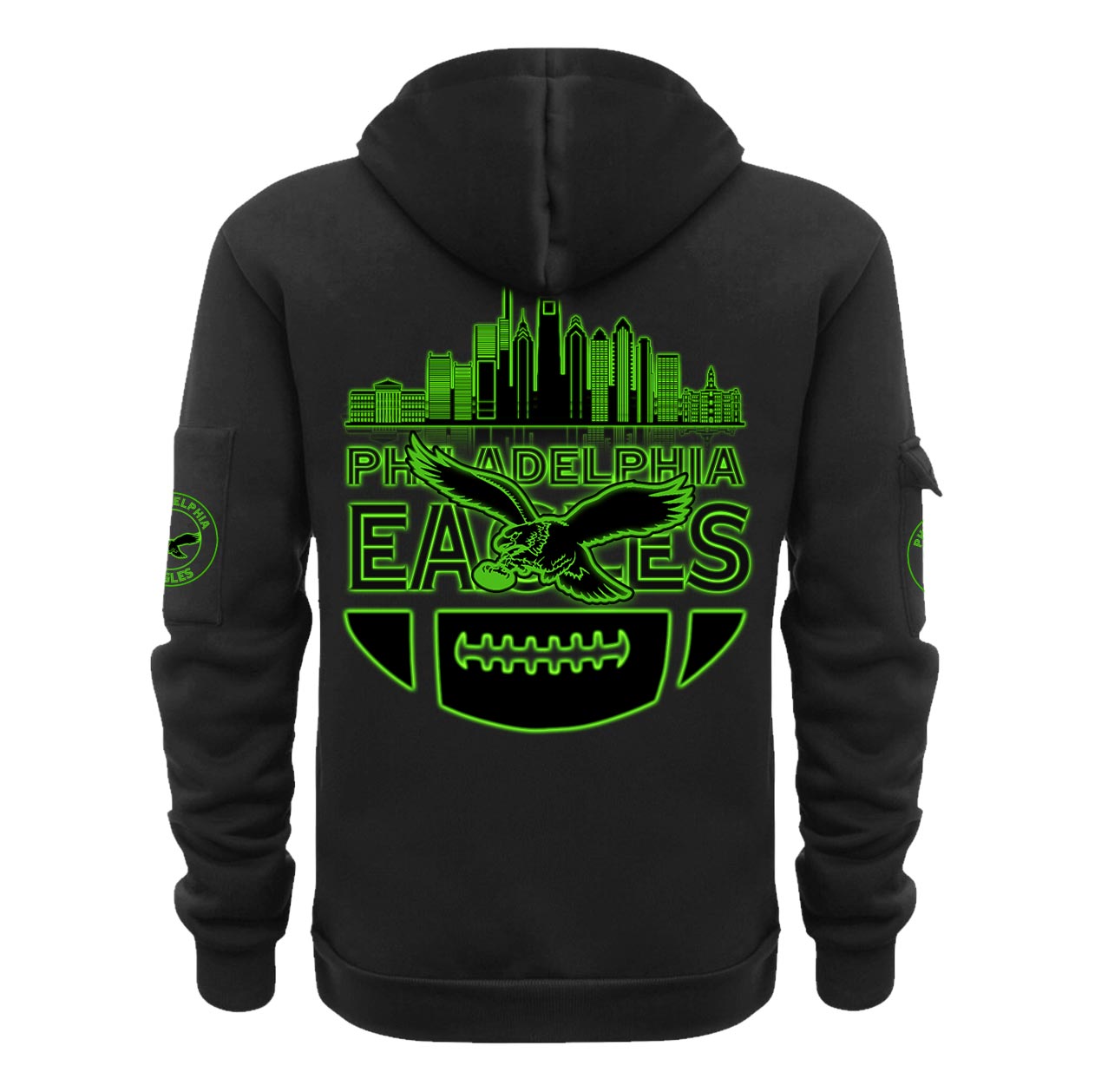 Philadelphia Eagles x Kelly Green New Hoodie 2025 - Famjoys Philadelphia Eagles x Kelly Green New Hoodie 2025 - Famjoys