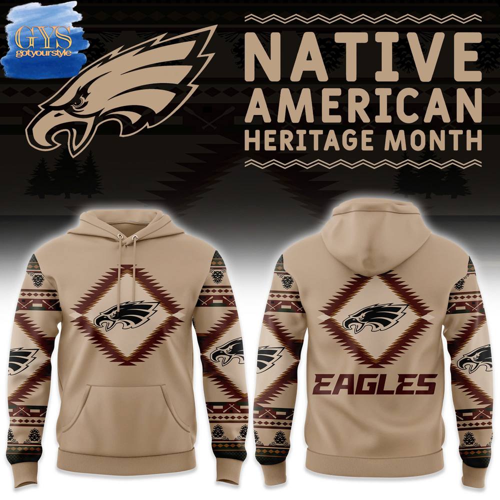 Philadelphia Eagles x National Native American Heritage Month Hoodie - Famjoys Philadelphia Eagles x National Native American Heritage Month Hoodie - Famjoys
