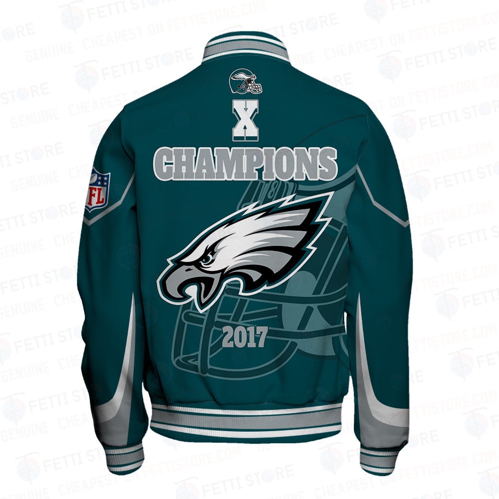 Philadelphia Eagles X Super Bowl Champions Varsity Jacket - Famjoys Philadelphia Eagles X Super Bowl Champions Varsity Jacket - Famjoys