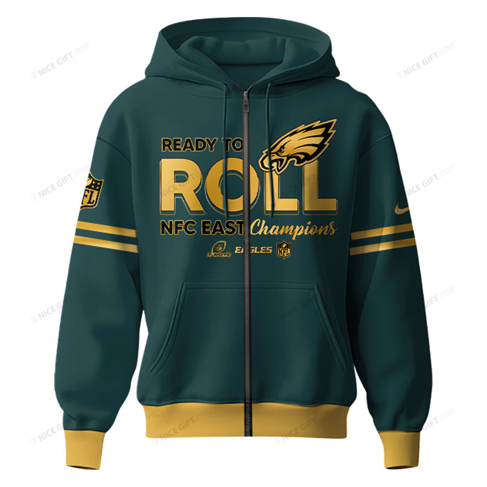 Philadelphia Eagles Zip Hoodie 3D 3ZH-E7Q8 - Famjoys Philadelphia Eagles Zip Hoodie 3D 3ZH-E7Q8 - Famjoys