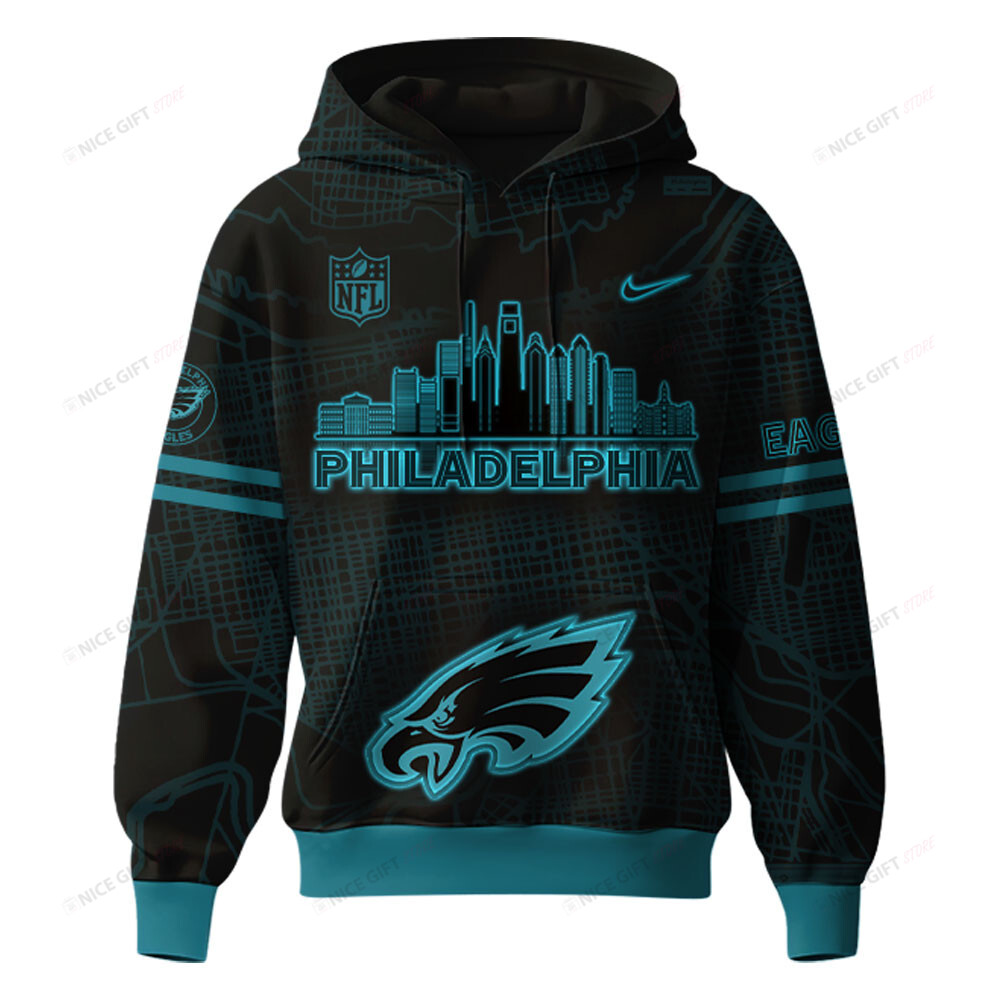 Philadelphia Eagles Zip Hoodie 3D 3ZH-G5D8 - Famjoys Philadelphia Eagles Zip Hoodie 3D 3ZH-G5D8 - Famjoys