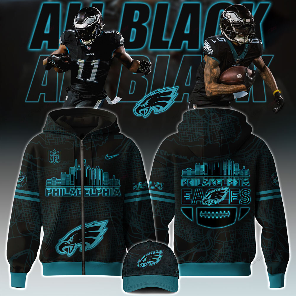 Philadelphia Eagles Zip Hoodie 3D 3ZH-G5D8 - Famjoys Philadelphia Eagles Zip Hoodie 3D 3ZH-G5D8 - Famjoys