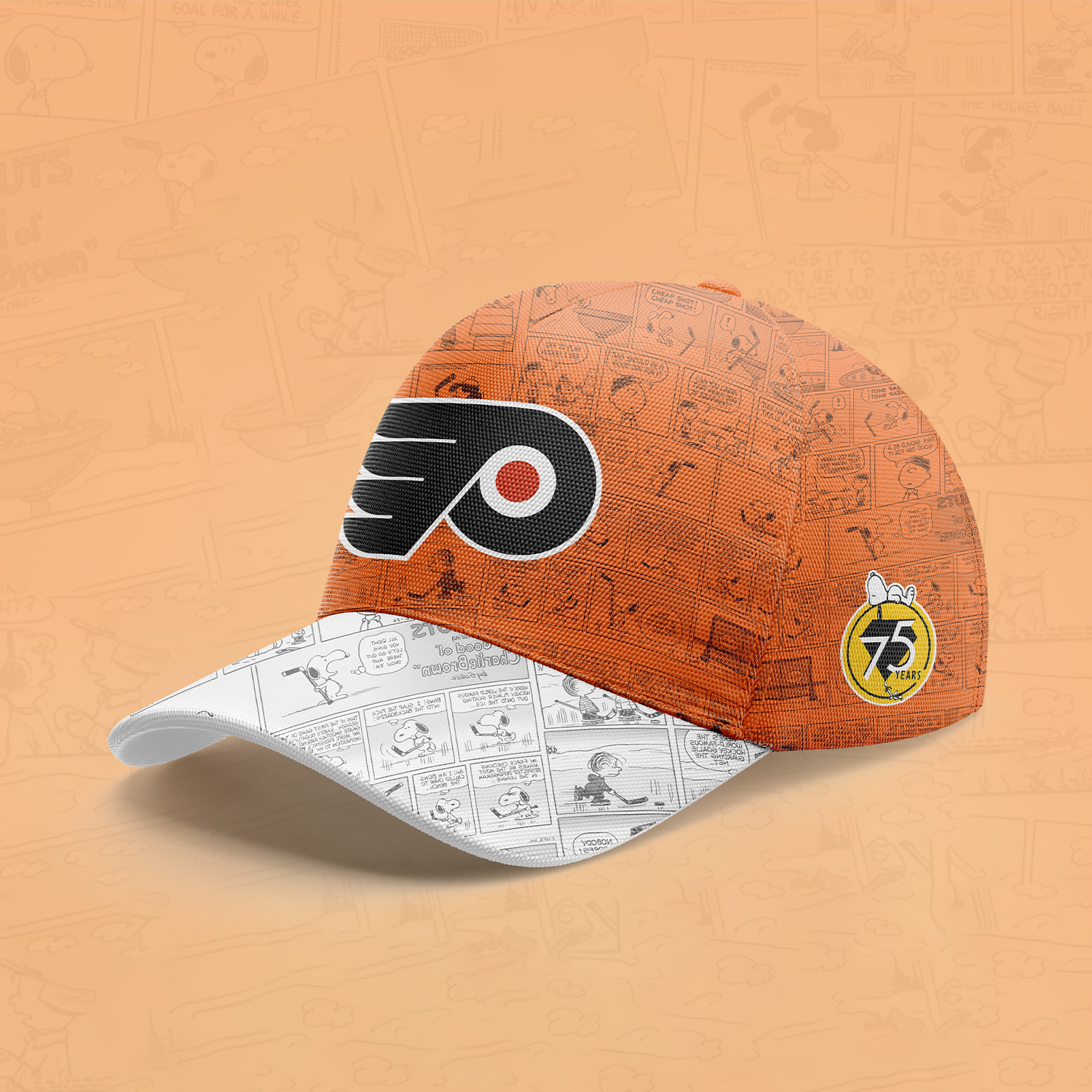 Philadelphia Flyers 75th Anniversary of Hoodie - Famjoys Philadelphia Flyers 75th Anniversary of Hoodie - Famjoys