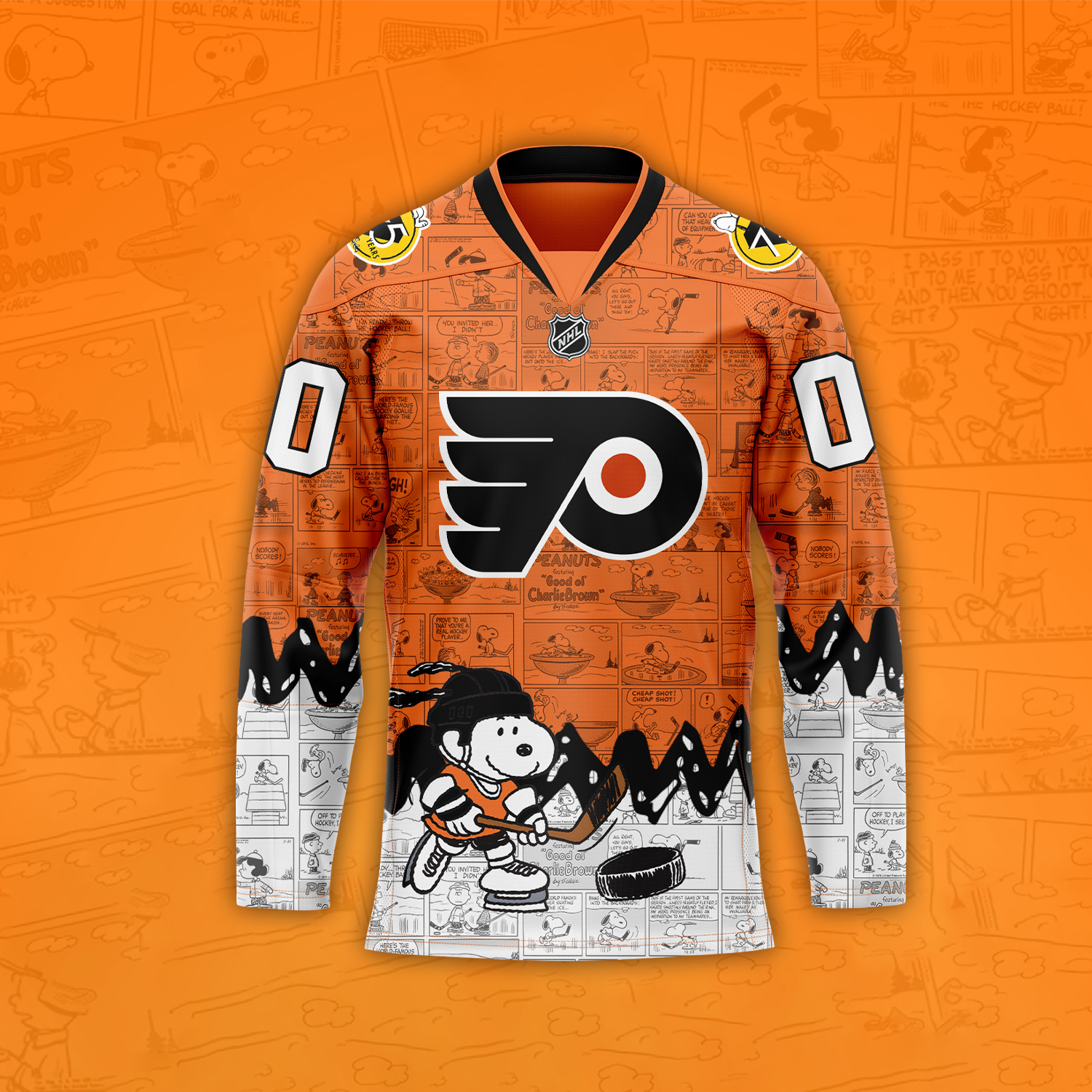 Philadelphia Flyers 75th Anniversary of Jersey - Famjoys Philadelphia Flyers 75th Anniversary of Jersey - Famjoys