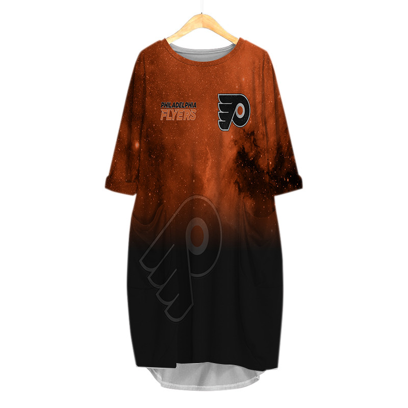 Philadelphia Flyers All Over Print Caftan2119 - Famjoys Philadelphia Flyers All Over Print Caftan2119 - Famjoys