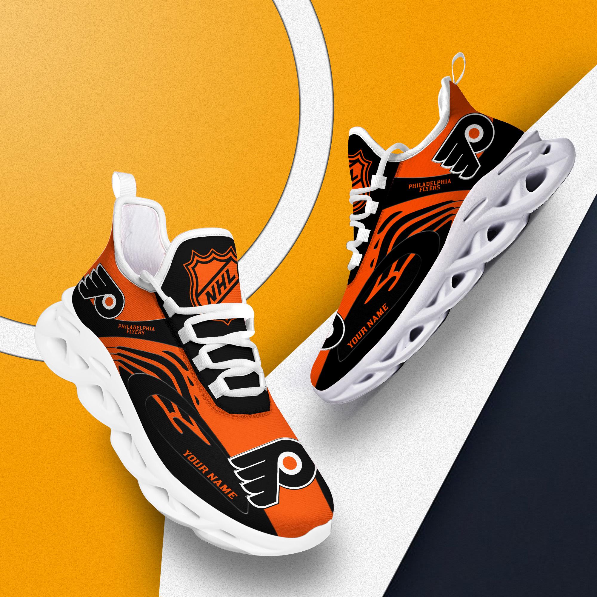Philadelphia Flyers-Clunky Max Soul Shoes v3 - Famjoys Philadelphia Flyers-Clunky Max Soul Shoes v3 - Famjoys