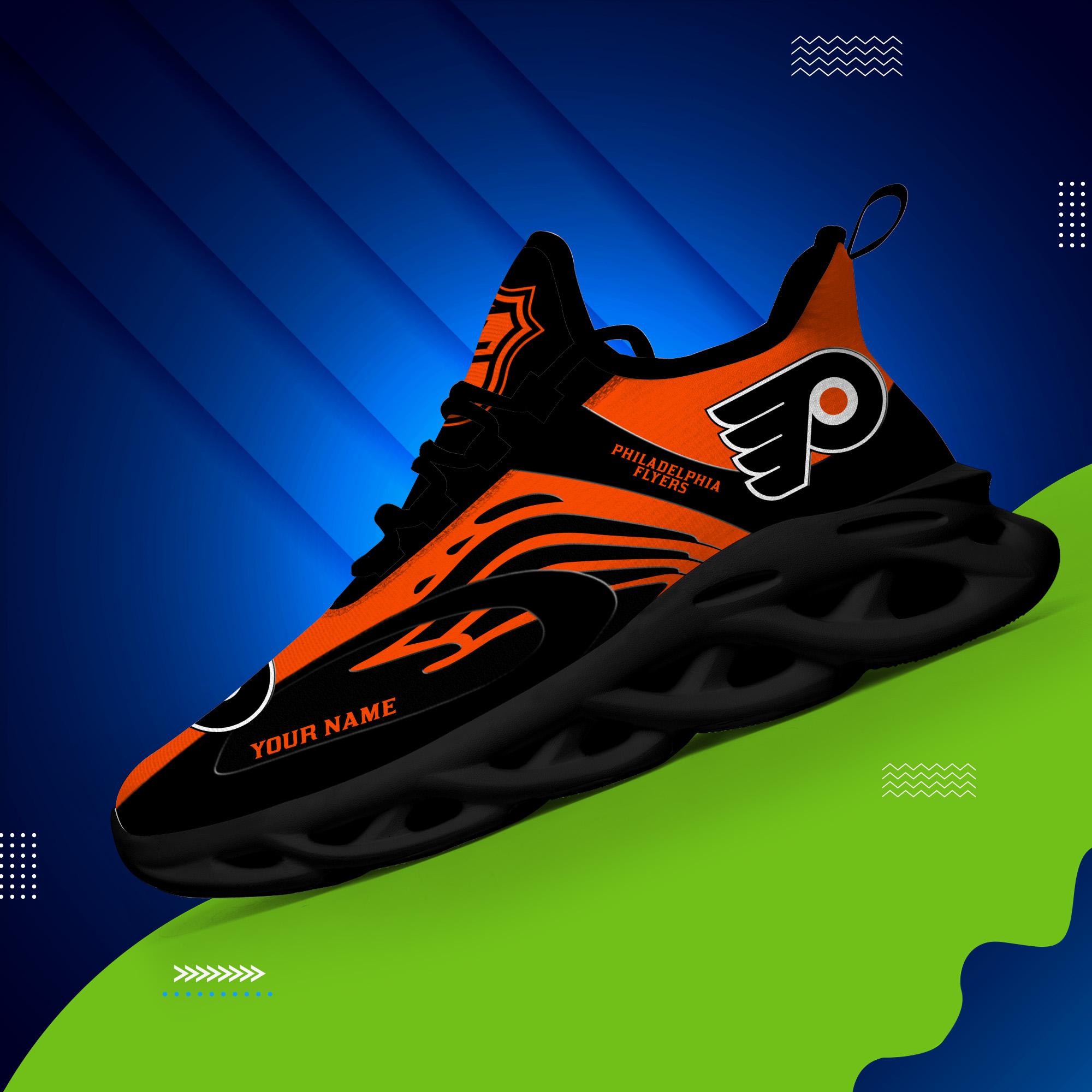 Philadelphia Flyers-Clunky Max Soul Shoes v3 - Famjoys Philadelphia Flyers-Clunky Max Soul Shoes v3 - Famjoys