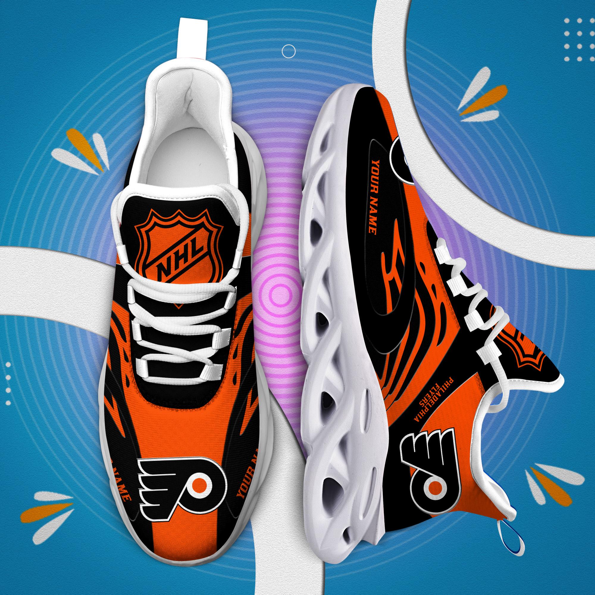 Philadelphia Flyers-Clunky Max Soul Shoes v3 - Famjoys Philadelphia Flyers-Clunky Max Soul Shoes v3 - Famjoys