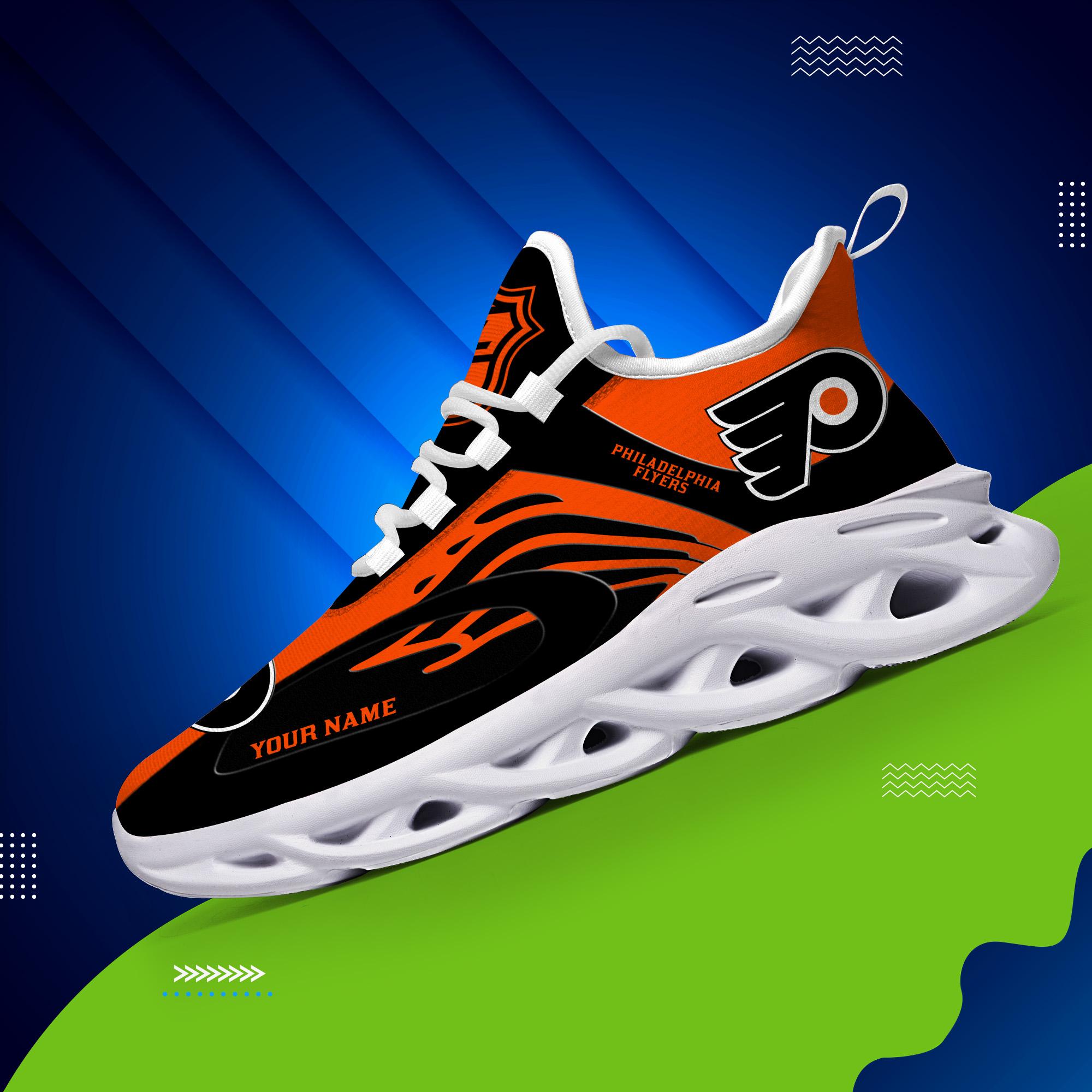 Philadelphia Flyers-Clunky Max Soul Shoes v3 - Famjoys Philadelphia Flyers-Clunky Max Soul Shoes v3 - Famjoys