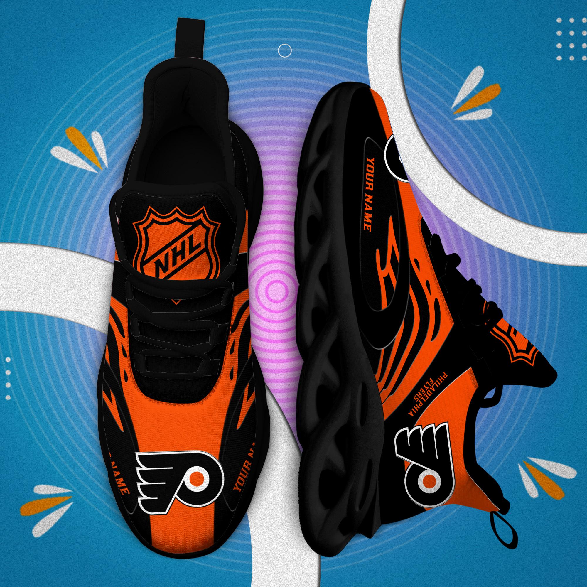 Philadelphia Flyers-Clunky Max Soul Shoes v3 - Famjoys Philadelphia Flyers-Clunky Max Soul Shoes v3 - Famjoys