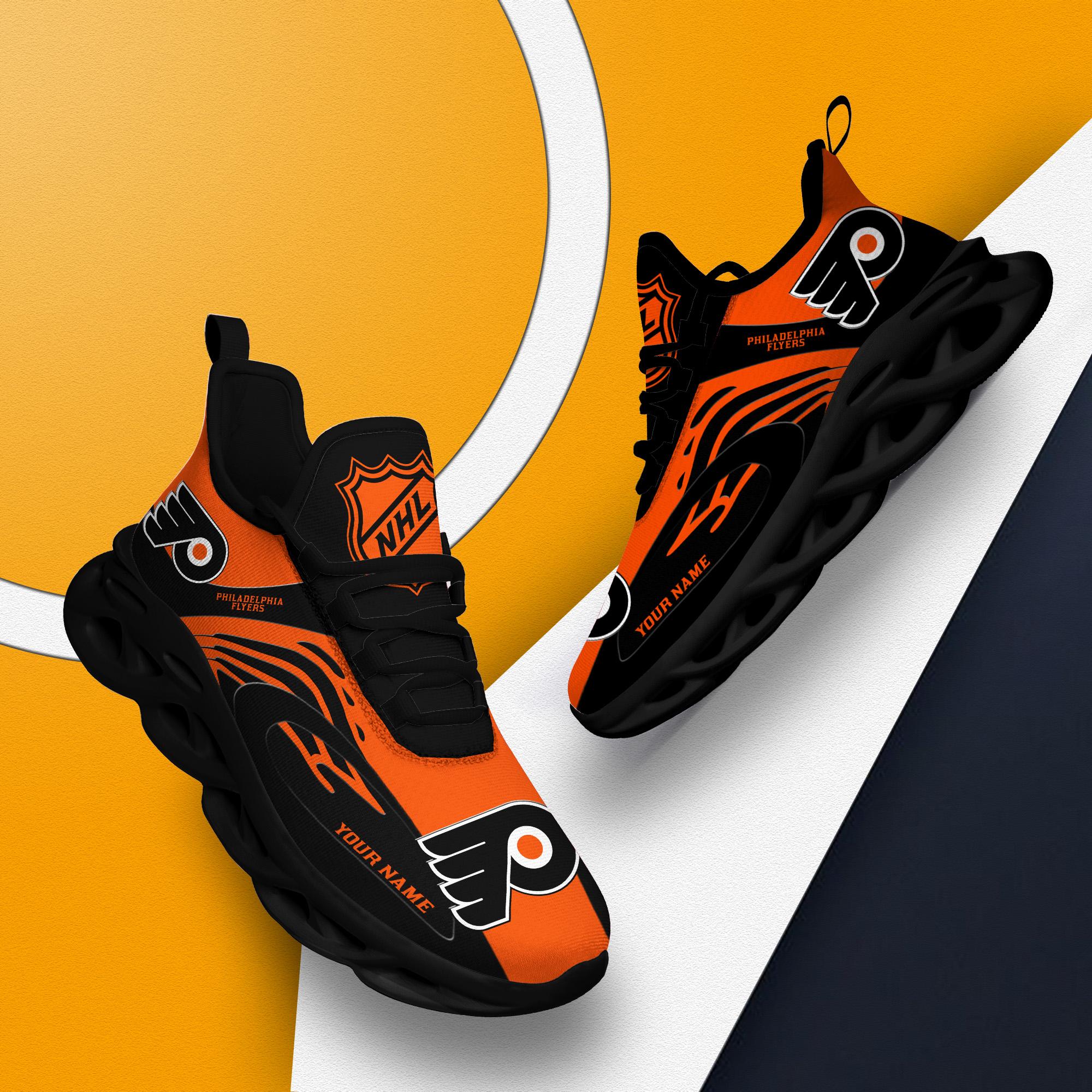 Philadelphia Flyers-Clunky Max Soul Shoes v3 - Famjoys Philadelphia Flyers-Clunky Max Soul Shoes v3 - Famjoys