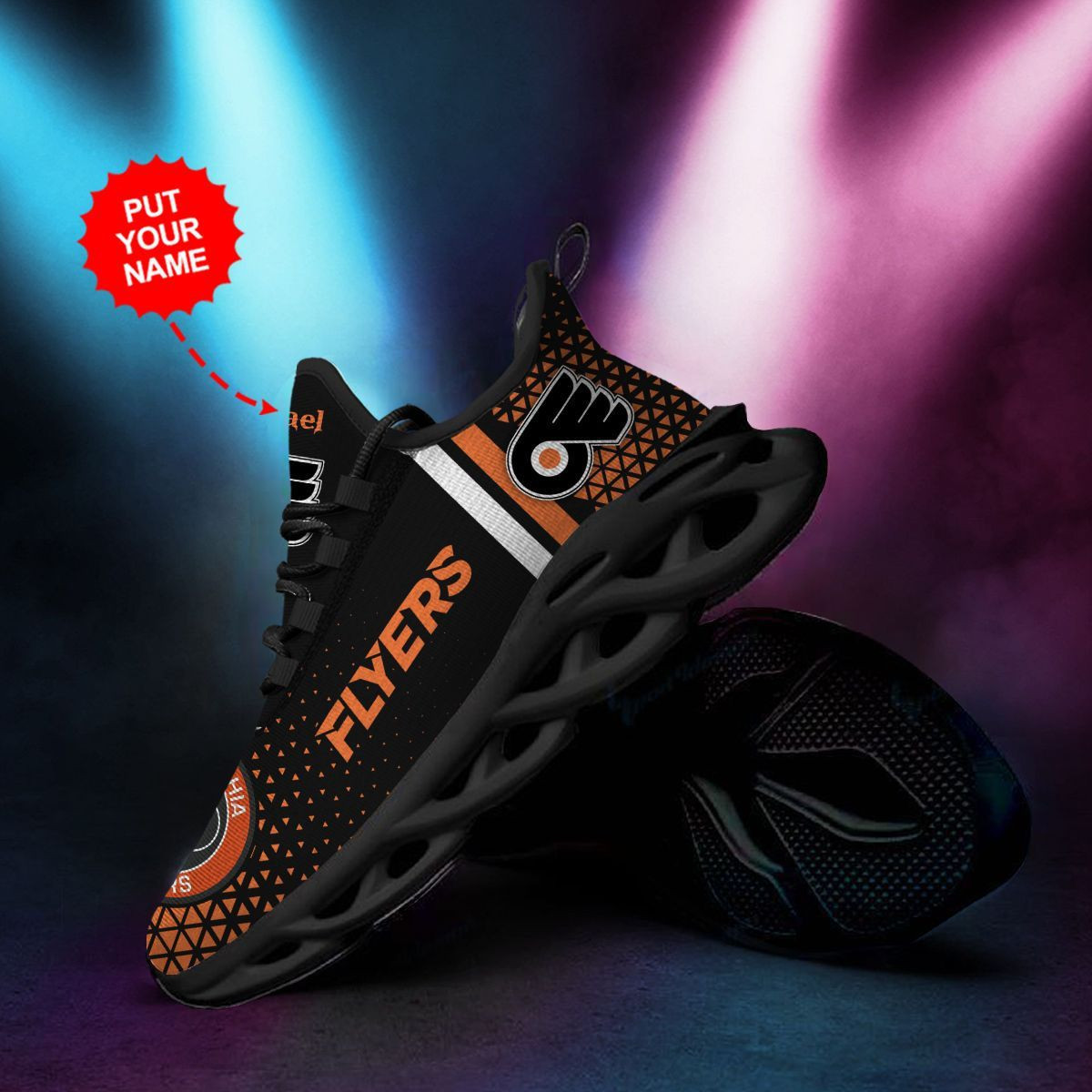 Philadelphia Flyers Custom Personalized Max Soul Sneakers Shoes