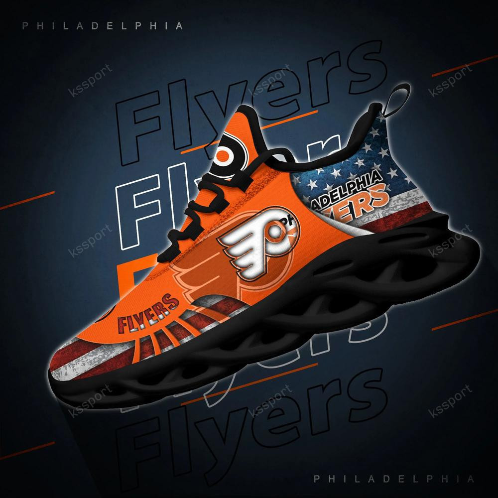 Philadelphia Flyers Max Soul Clunky Shoes - Famjoys Philadelphia Flyers Max Soul Clunky Shoes - Famjoys