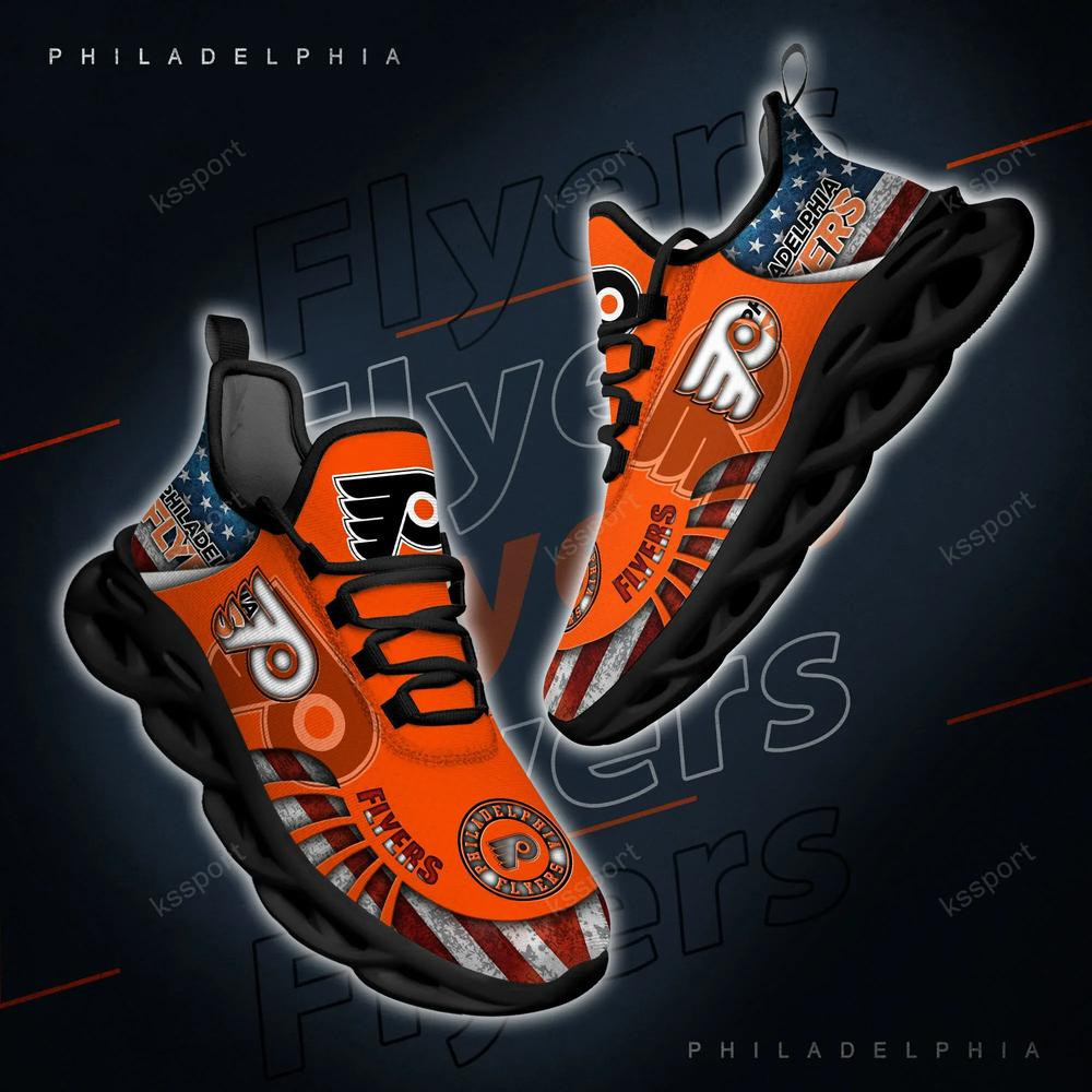 Philadelphia Flyers Max Soul Clunky Shoes - Famjoys Philadelphia Flyers Max Soul Clunky Shoes - Famjoys