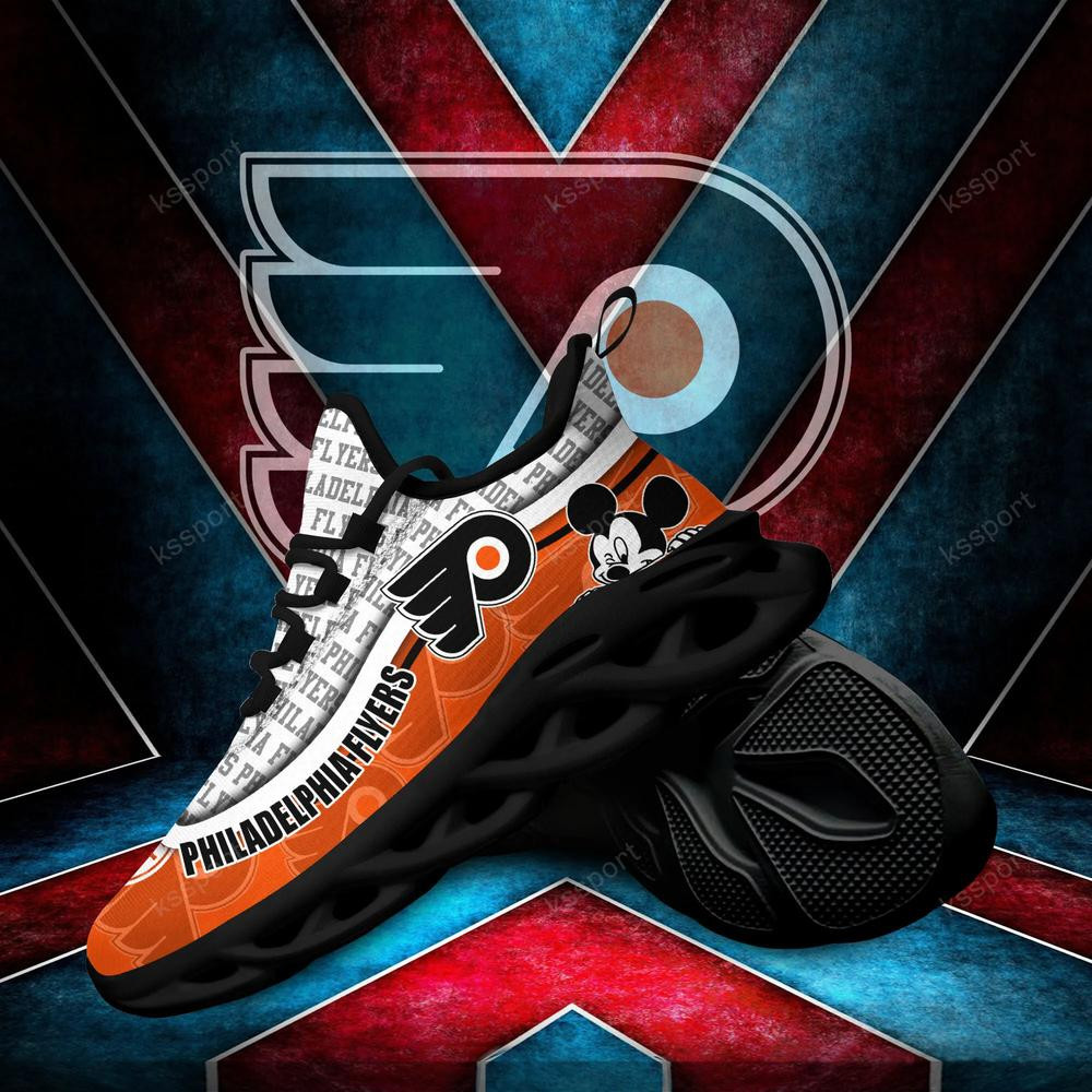 Philadelphia Flyers Max Soul Clunky Sneakers - Famjoys Philadelphia Flyers Max Soul Clunky Sneakers - Famjoys