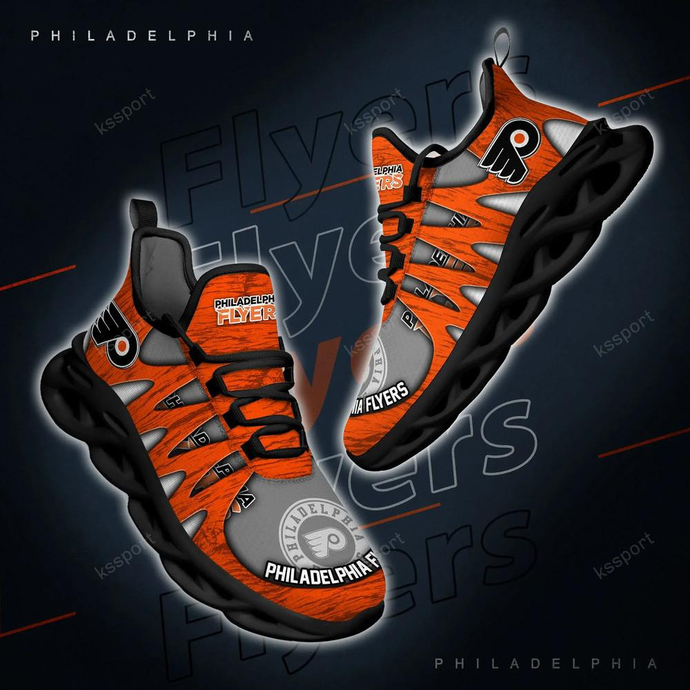 Philadelphia Flyers Max Soul Shoes, Running Sneakers - Famjoys Philadelphia Flyers Max Soul Shoes, Running Sneakers - Famjoys