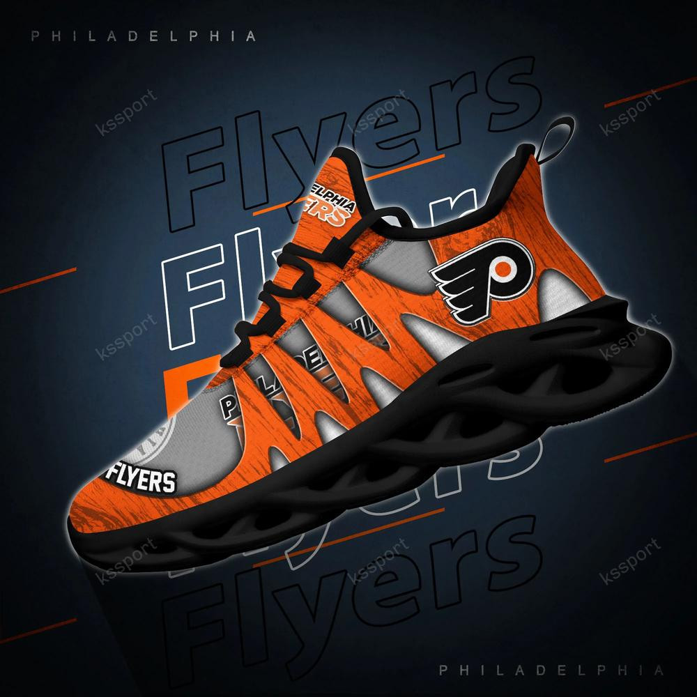 Philadelphia Flyers Max Soul Shoes, Running Sneakers - Famjoys Philadelphia Flyers Max Soul Shoes, Running Sneakers - Famjoys