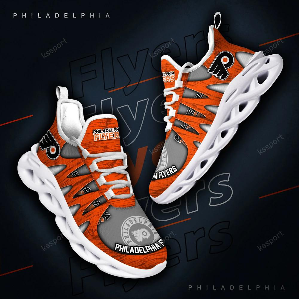 Philadelphia Flyers Max Soul Shoes, Running Sneakers - Famjoys Philadelphia Flyers Max Soul Shoes, Running Sneakers - Famjoys