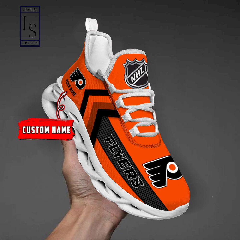 Philadelphia Flyers NHL Personalized Max Soul Shoes - Famjoys Philadelphia Flyers NHL Personalized Max Soul Shoes - Famjoys
