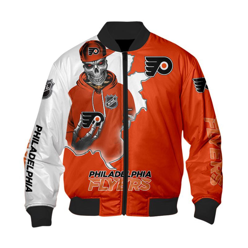 Philadelphia Flyers Varsity Jacketkull - Famjoys Philadelphia Flyers Varsity Jacketkull - Famjoys