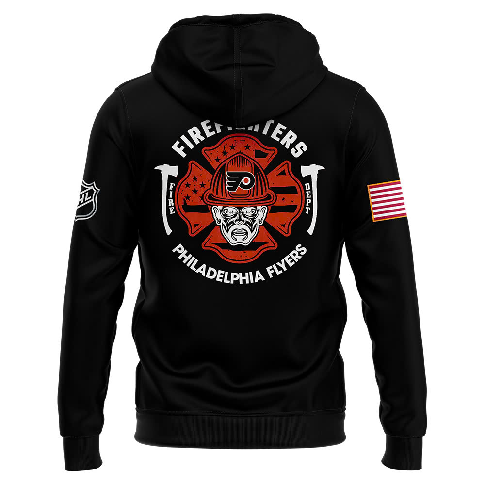 Philadelphia Flyers x Firefighter Appreciation Night Premium Hoodie - Famjoys Philadelphia Flyers x Firefighter Appreciation Night Premium Hoodie - Famjoys