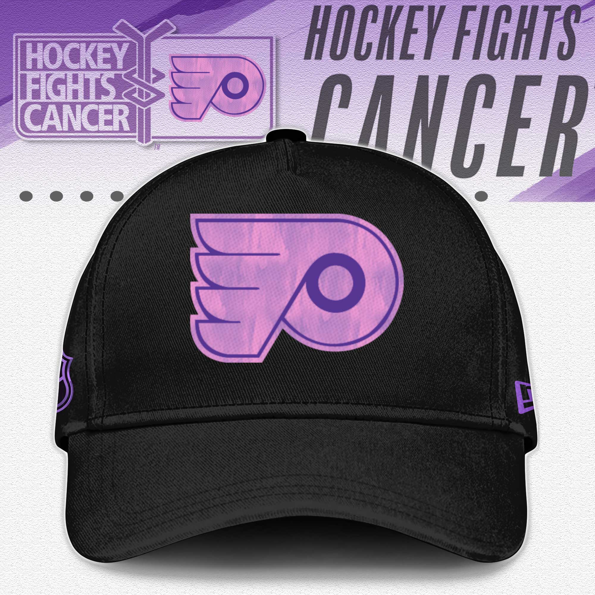 Philadelphia Flyers x Hockey Fights Cancer Black Hoodie 2024 - Famjoys Philadelphia Flyers x Hockey Fights Cancer Black Hoodie 2024 - Famjoys